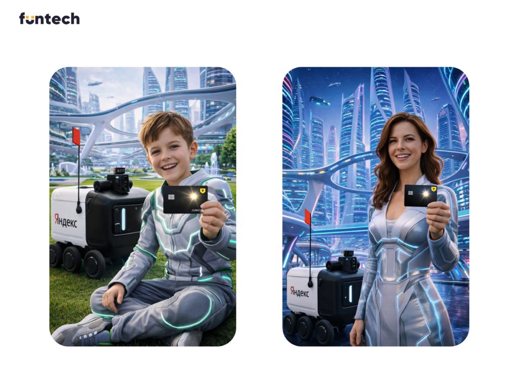 #непродано. Светящаяся открытка семьи будущего