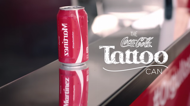 Coca Cola The Tattoo Can Hot Digital 9148